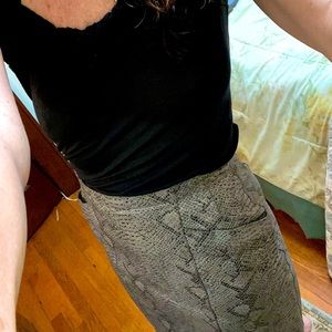 Krizia vintage 1980’s real sheepskin skirt